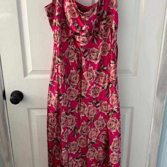 Wild Fable Pink Floral Maxi Dress - NWT - Picture 3 of 7